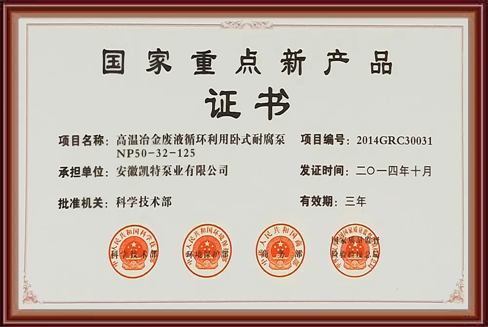 2014 National Key New Products